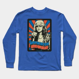 StevieNicks Queenn - VINTAGE RETRO STYLE - POPART Long Sleeve T-Shirt